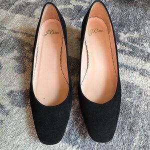 J. Crew Women's Black Suede Pumps
